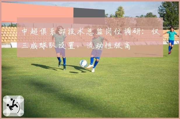中超俱乐部技术总监岗位调研：仅三成球队设置，流动性极高